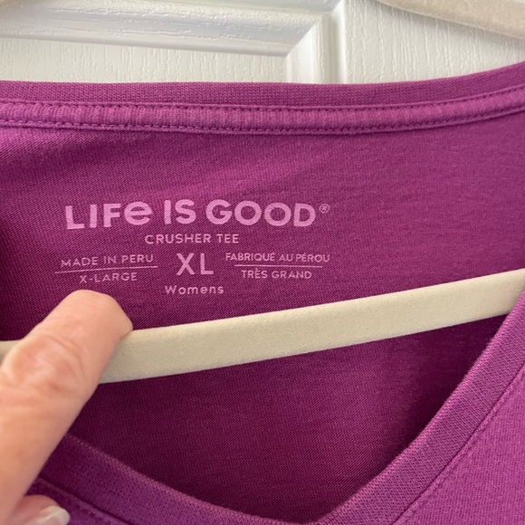 A Life Is Good Bundle.  2 plain T-shirts for 20.00 for both. - Picture 4 of 4